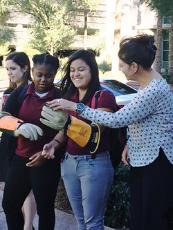 Students learn about every aspect of APS’s operations through the Big Brothers Big Sisters Beyond School Walls program.