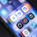 Smartphone screen showing AI app icons